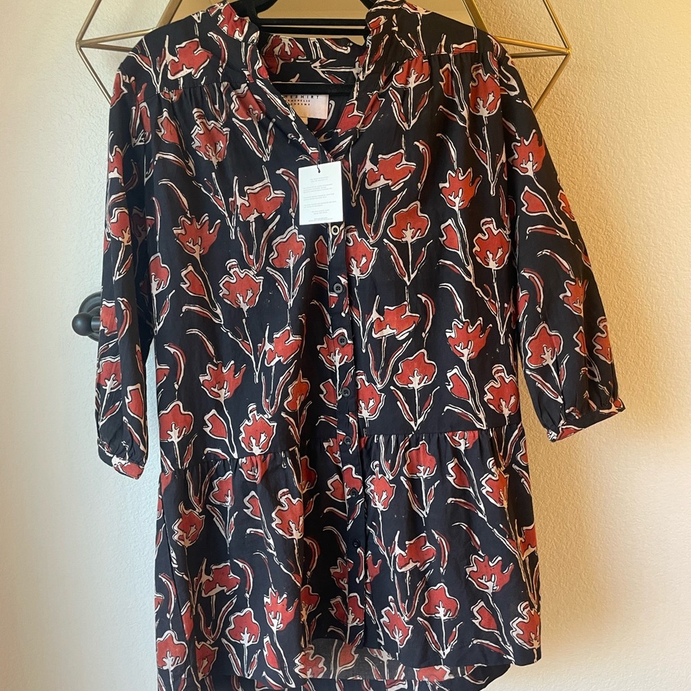 NWT The Shirt by Rochelle Behrens-The Clarissa Dress- size small
